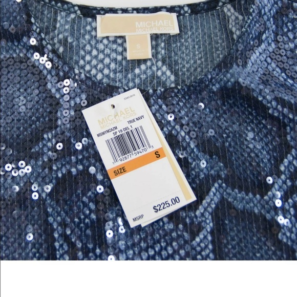 Michael Kors Snakesking Blue EXCLUSIVE dress - Picture 9 of 11